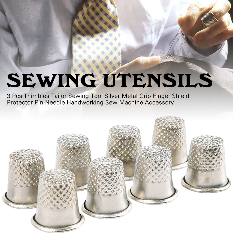 Sewing Pin Cushion - Dedales de costura de Metal para