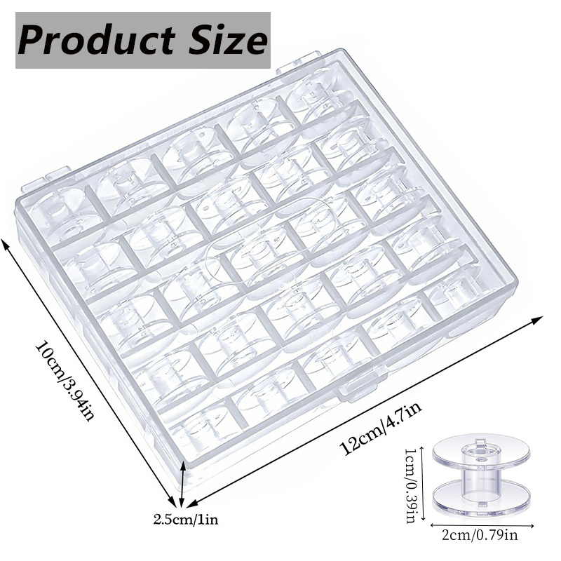 Juego de bobinas de hilo infer - Bobbin Organizer Box reseña y precio