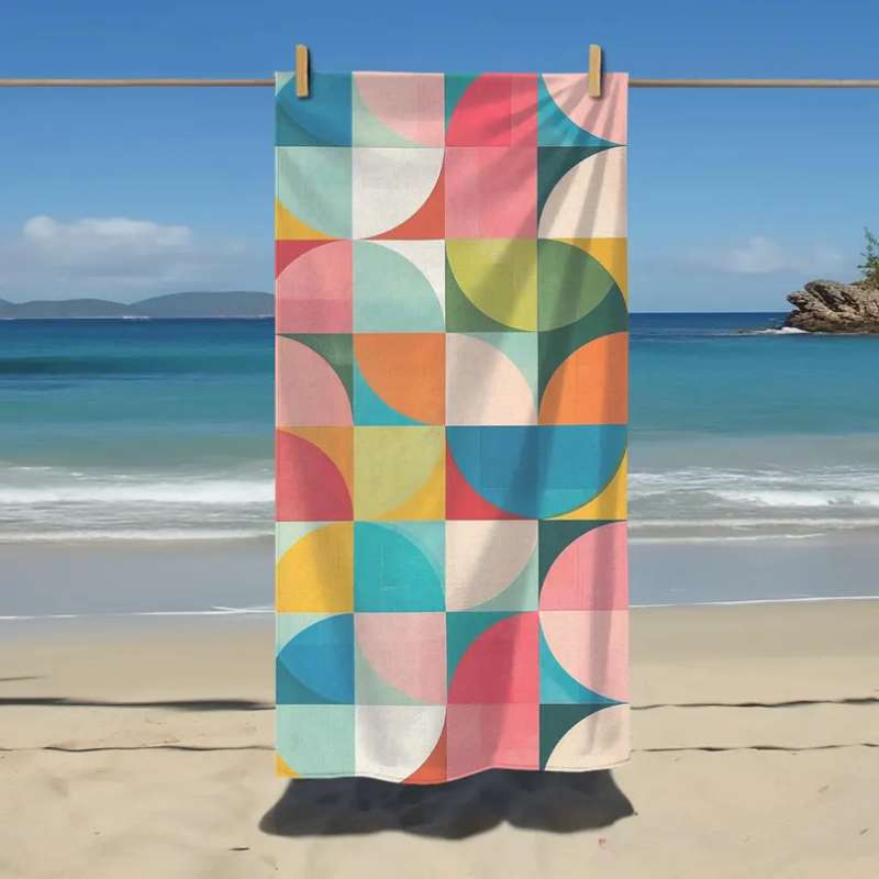 Toalla de Playa Moderna de Med - Century Textile & Sewing Supply Online Shopping reseña y precio