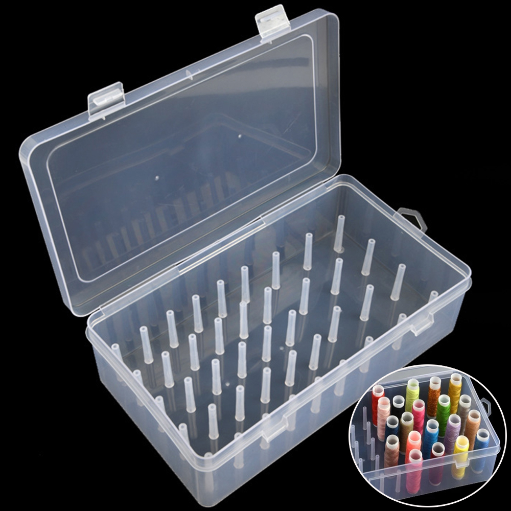 Nueva caja de hilo de coser, 4 - Bobbin Organizer Box reseña y precio