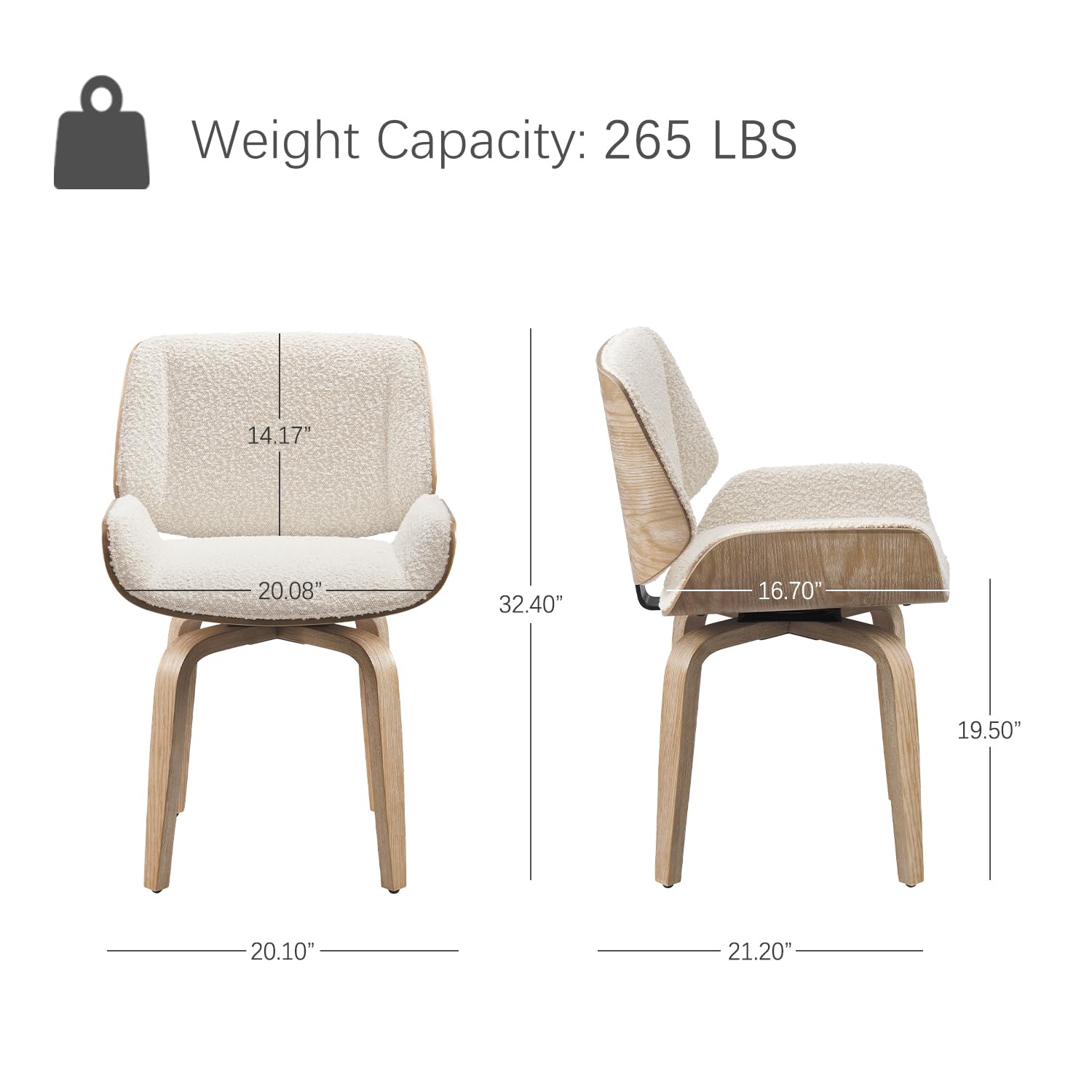 Silla de Comedor Giratoria, Si - Century Textile & Sewing Supply Online Shopping reseña y precio