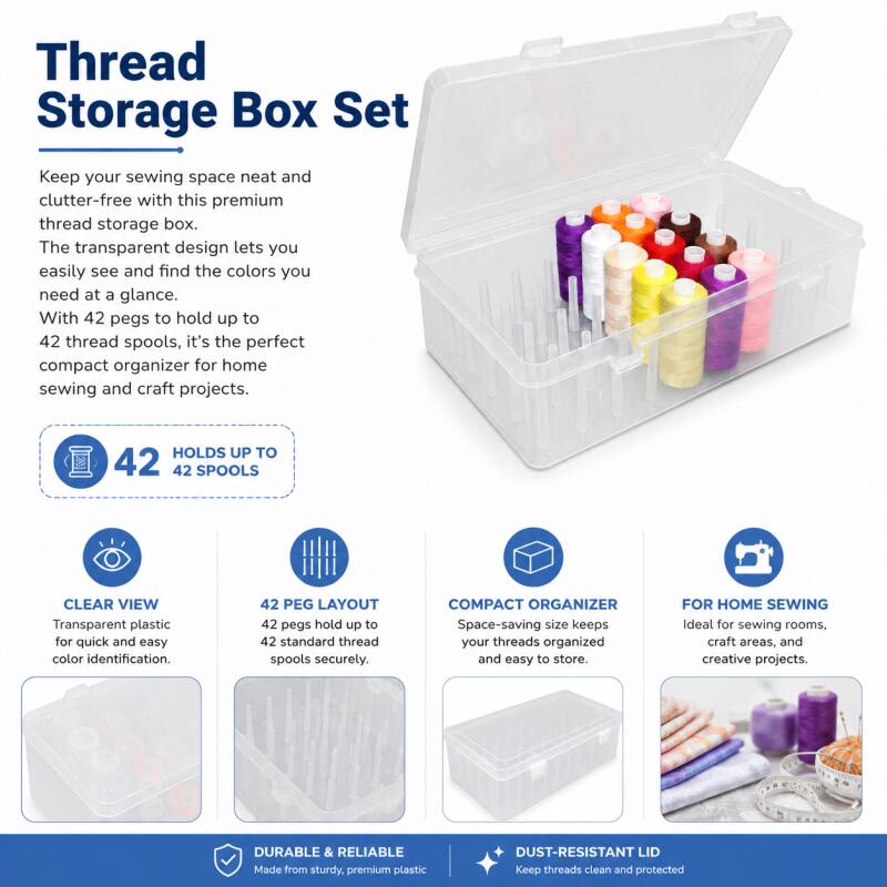 Caja de Almacenamiento para Hi - Bobbin Organizer Box reseña y precio
