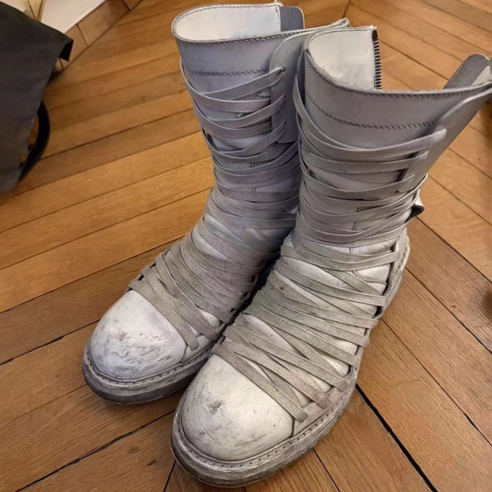 Botas de caminar blancas con m - Sewing Zipper reseña y precio