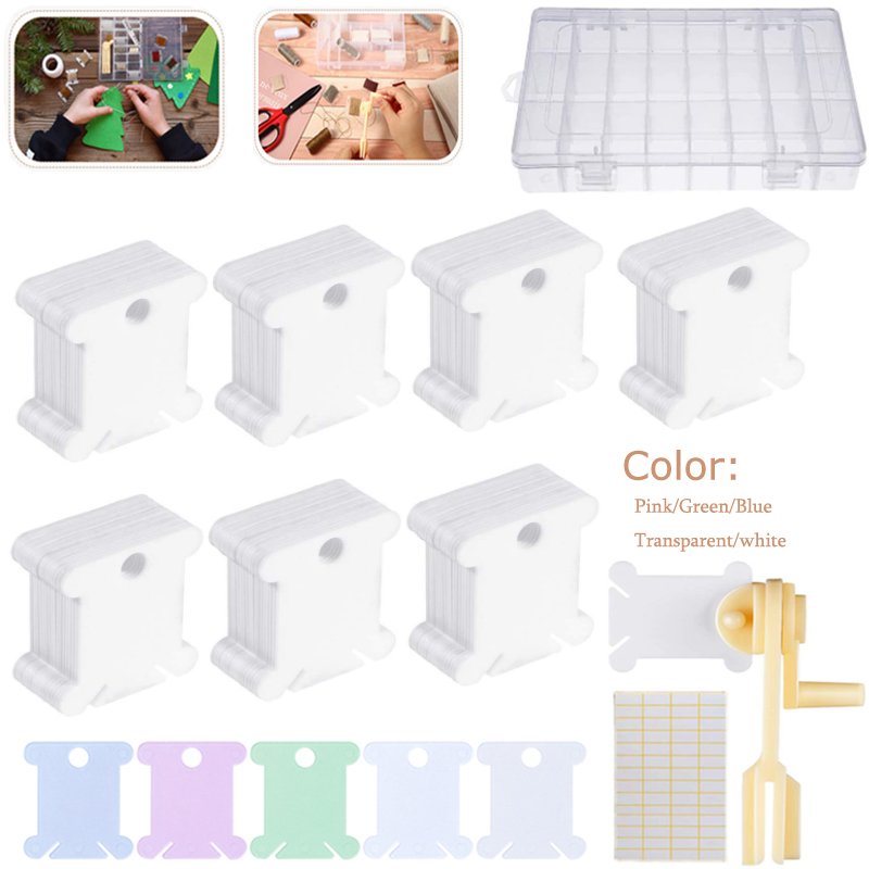 Bobinas de plástico para punto - Bobbin Organizer Box reseña y precio