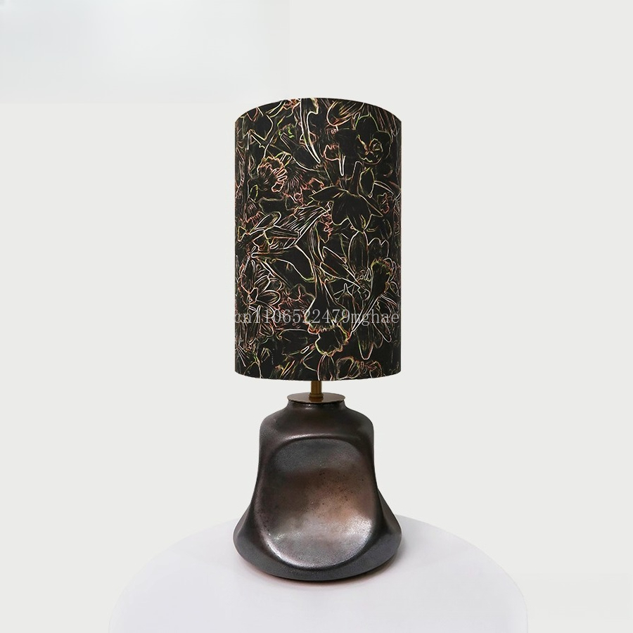 Lámpara de mesa de tela dorada - Century Textile & Sewing Supply Online Shopping reseña y precio