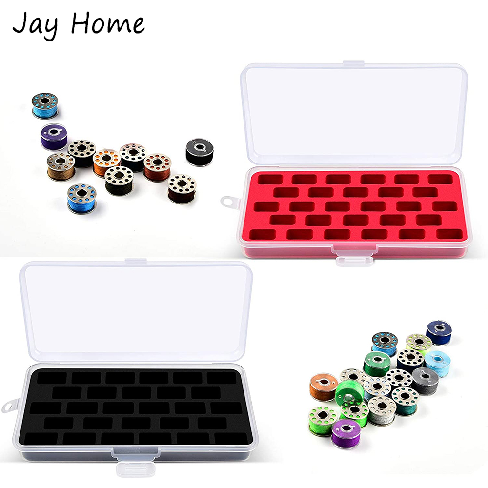 Caja de soporte para bobinas d - Bobbin Organizer Box reseña y precio