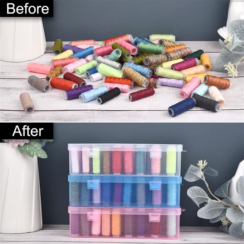 Caja de almacenamiento de hilo - Bobbin Organizer Box reseña y precio