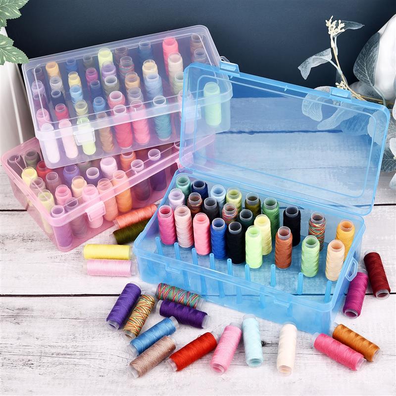 Caja de almacenamiento de hilo - Bobbin Organizer Box reseña y precio