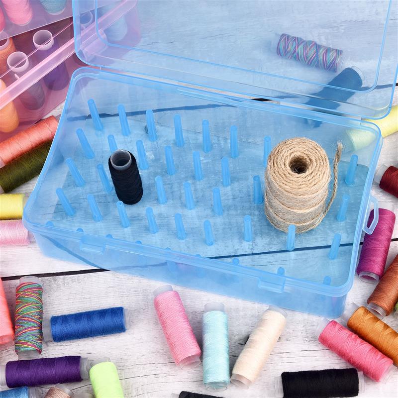 Caja de almacenamiento de hilo - Bobbin Organizer Box reseña y precio